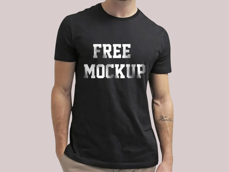 Free T-Shirt Mockup by Junayad Islam Mirdha